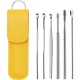 Ear Wax Cleaning Kit, 6 Pcs Ear Pick Tools
